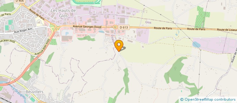 localisation de l'entreprise GP PRIMEUR  GLOS