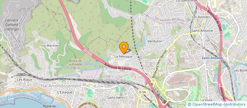 localisation de l'entreprise GP PRO à MARSEILLE