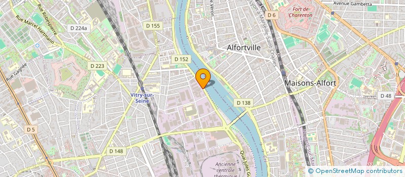localisation de l'entreprise GP REMORQUAGES GRAND PARIS REMORQUAGES à VITRY-SUR-SEINE