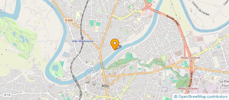 localisation de l'entreprise GP RENO à ALBI