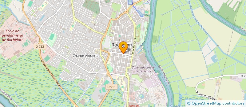 localisation de l'entreprise GP RENOV  ROCHEFORT
