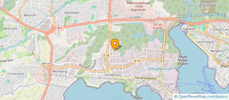 localisation de l'entreprise GP RENOV  BAIE-MAHAULT