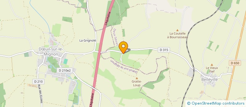 localisation de l'entreprise GP RENOVATION 79  SANSAIS