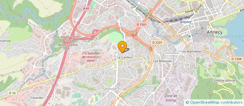 localisation de l'entreprise GP RENOVATION à ANNECY