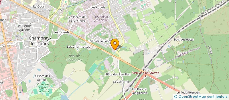 localisation de l'entreprise GP SAELEN  PARCAY-MESLAY