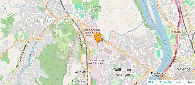 localisation de l'entreprise GP SAMP à SAINT-PERAY