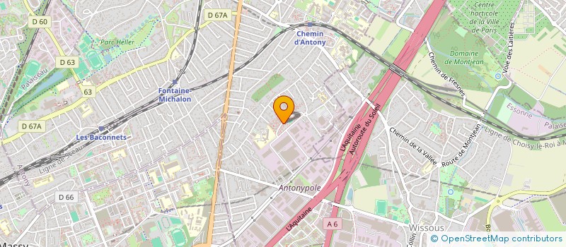 localisation de l'entreprise GP SECURITE PRIVEE à ANTONY