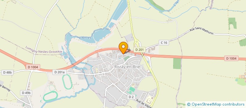 localisation de l'entreprise GP SERVICE à ROZAY-EN-BRIE
