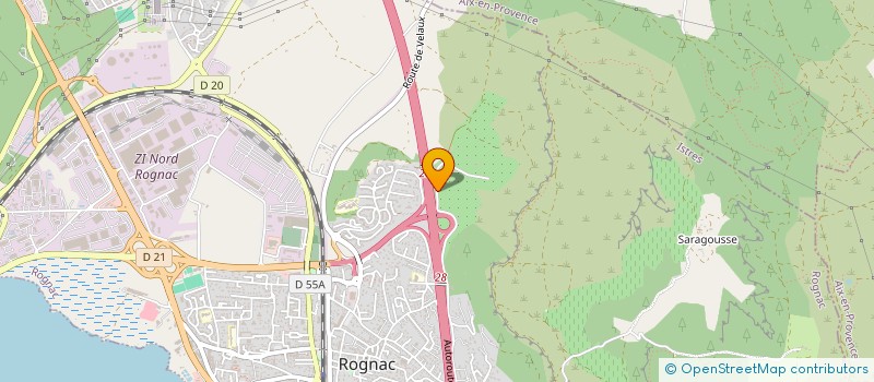 localisation de l'entreprise GP SERVICE  ROGNAC