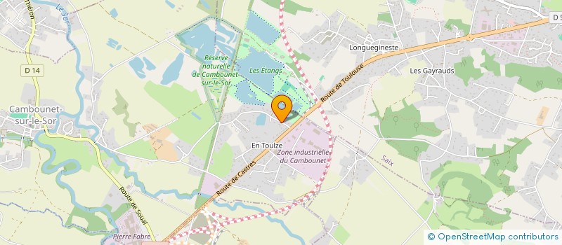 localisation de l'entreprise GP SERVICE INDUSTRIE  SALLELES-D'AUDE