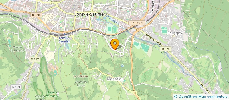 localisation de l'entreprise GP SERVICES à LONS-LE-SAUNIER