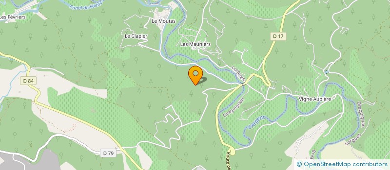 localisation de l'entreprise GP SERVICES  LE THORONET