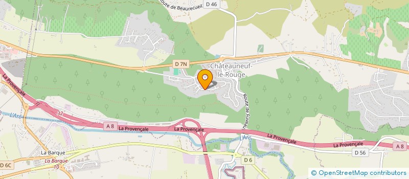 localisation de l'entreprise GP SERVICES  CHATEAUNEUF-LE-ROUGE