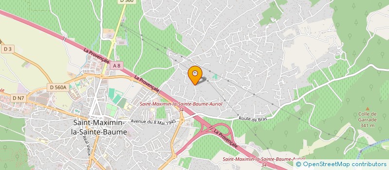 localisation de l'entreprise GP SERVICES à SAINT-MAXIMIN-LA-SAINTE-BAUME
