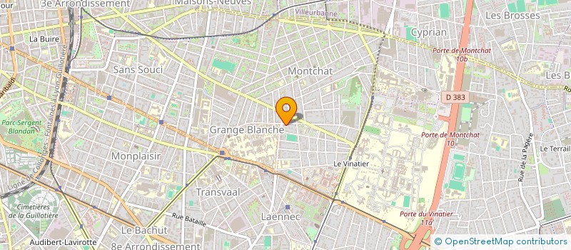 localisation de l'entreprise GP SOFTWARE à LYON 3EME