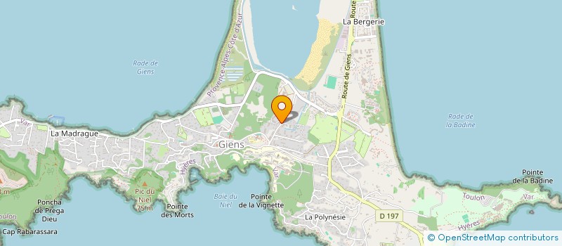 localisation de l'entreprise GP SOLUTIONS à HYERES