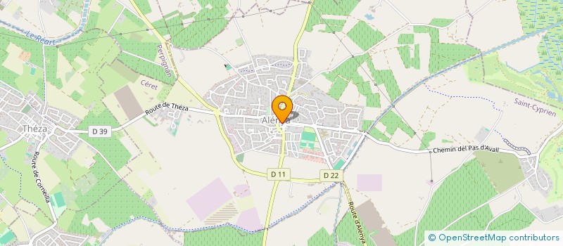 localisation de l'entreprise GP SPORT  PERPIGNAN