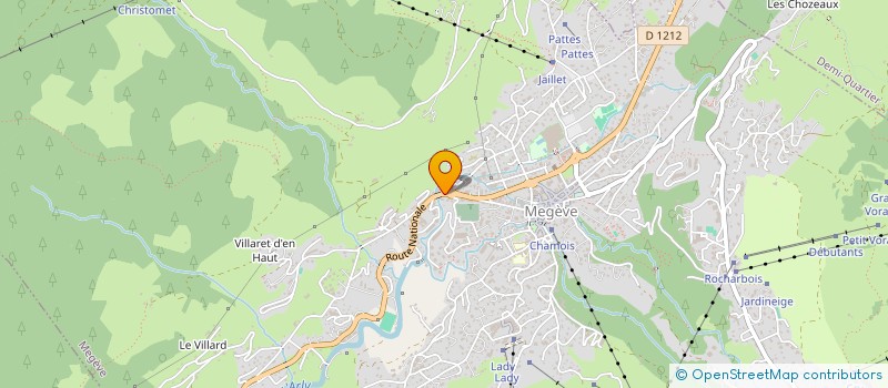 localisation de l'entreprise GP SPORTS  MEGEVE