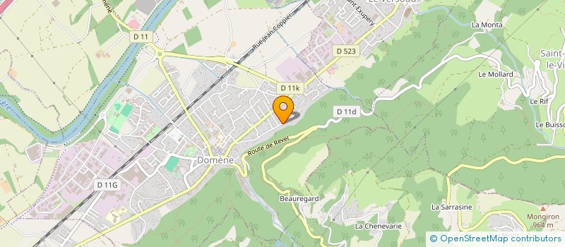 localisation de l'entreprise GP.SYS  DOMENE