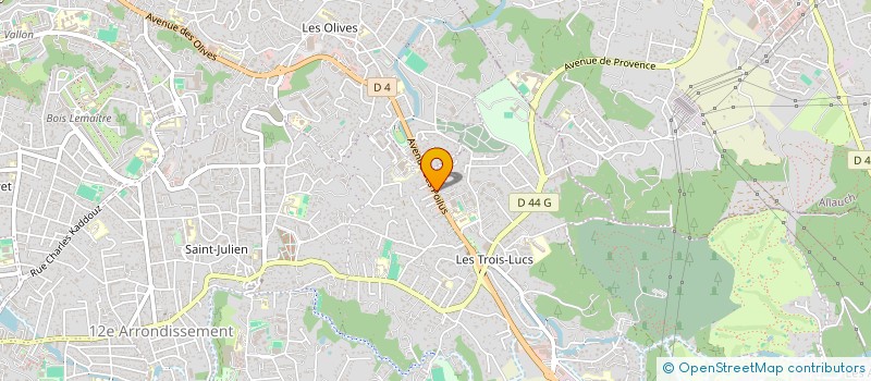 localisation de l'entreprise GP TAXI MARSEILLE à MARSEILLE