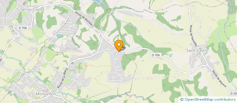 localisation de l'entreprise GP TEAM  MONTARDON