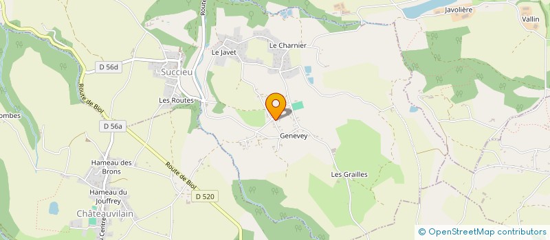 localisation de l'entreprise GP TERRES FROIDES  SUCCIEU