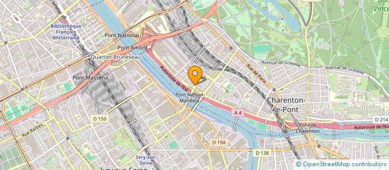 localisation de l'entreprise GP TRAVAUX  CHARENTON-LE-PONT