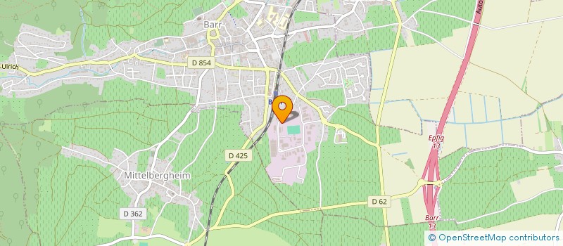 localisation de l'entreprise GP TRAVAUX CREATIONS  BARR