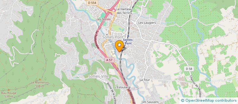 localisation de l'entreprise GP VAR HORIZON  SOLLIES-PONT