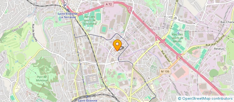 localisation de l'entreprise GP2 META CONCEPT à SAINT-ETIENNE