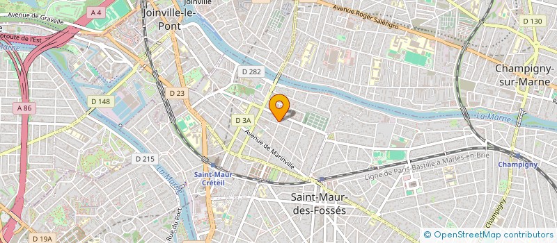 localisation de l'entreprise GP27 à SAINT-MAUR-DES-FOSSES