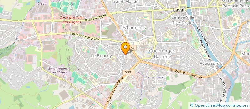 localisation de l'entreprise GP2A.CO à LAVAL