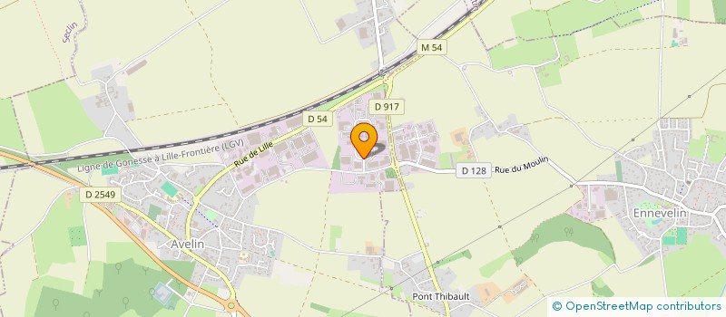 localisation de l'entreprise GP2M HOLDING  WATTIGNIES