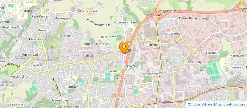 localisation de l'entreprise GP2M IMMO  BREST