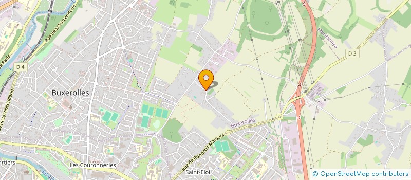 localisation de l'entreprise GP2PAF  BUXEROLLES