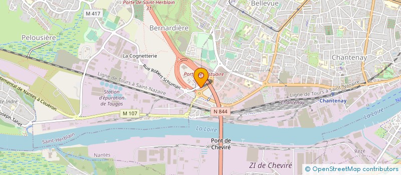 localisation de l'entreprise GP2S SERVICES à NANTES