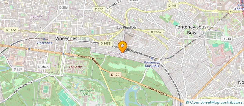 localisation de l'entreprise GP4CBEST à FONTENAY-SOUS-BOIS