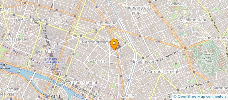 localisation de l'entreprise GP87FC-11  PARIS