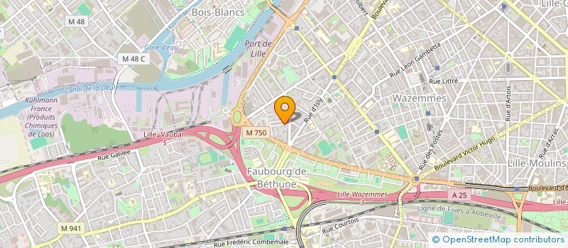 localisation de l'entreprise GP98 à LILLE