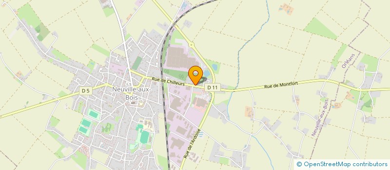 localisation de l'entreprise GPA 45 à NEUVILLE-AUX-BOIS