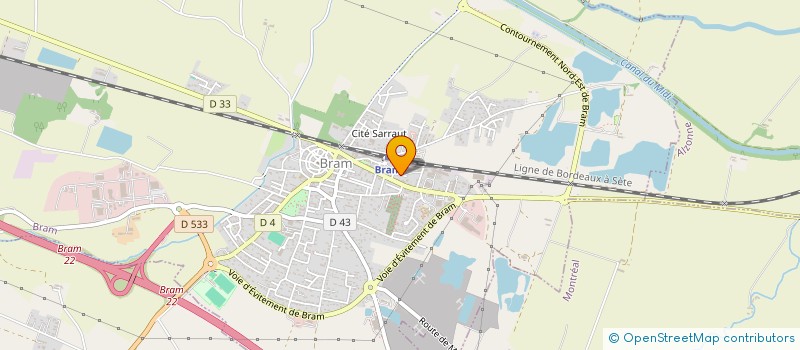 localisation de l'entreprise GPA à VILLEPINTE