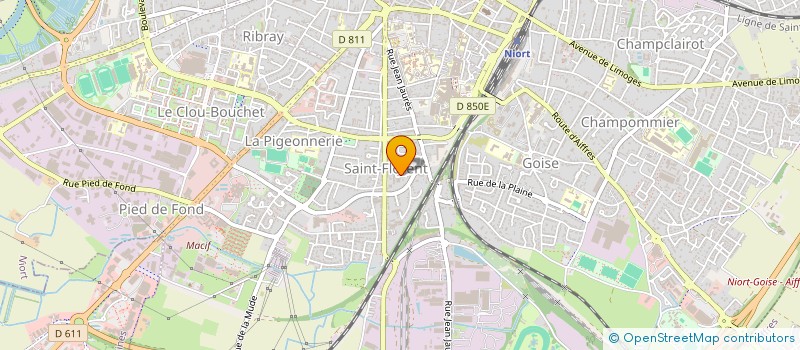 localisation de l'entreprise GPA à NIORT