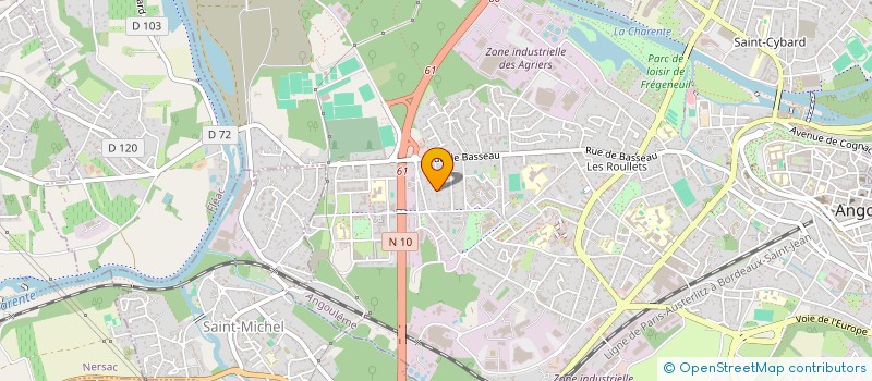 localisation de l'entreprise GPA 79-16 à ANGOULEME