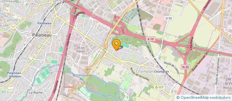 localisation de l'entreprise GPA  CHAMPLAN