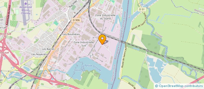 localisation de l'entreprise GPA à MACON