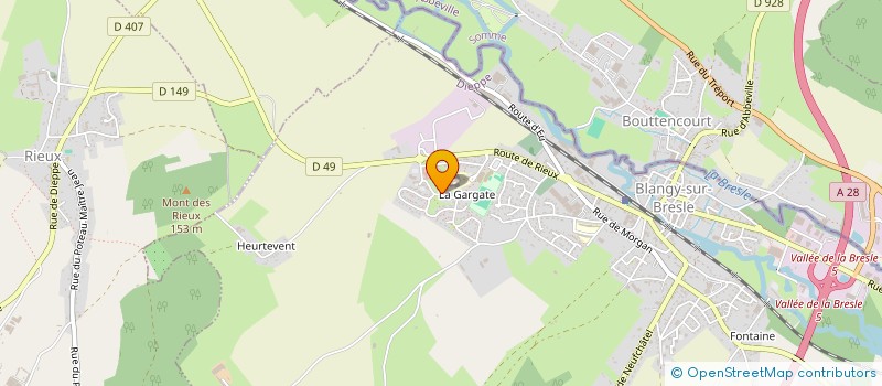 localisation de l'entreprise GPA à BLANGY-SUR-BRESLE