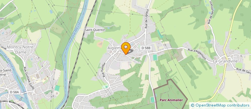 localisation de l'entreprise GPA  AIGLEMONT