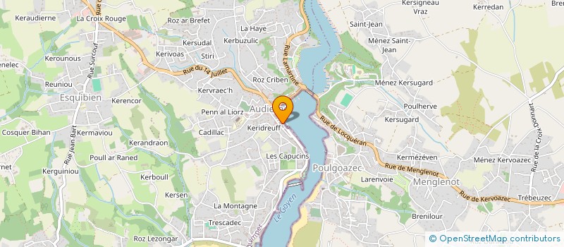 localisation de l'entreprise GPA AUDIERNE à AUDIERNE