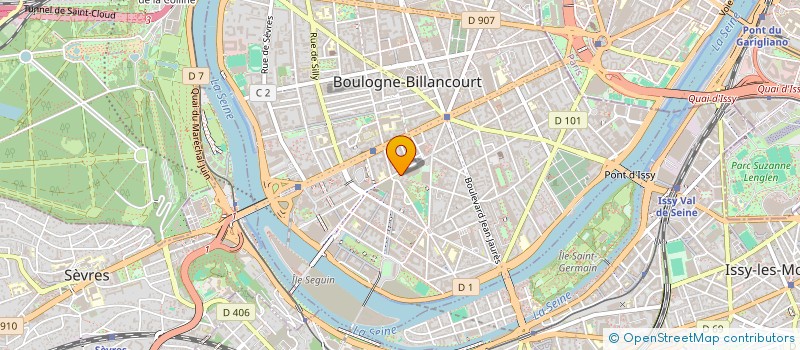 localisation de l'entreprise GPA RENOVATION à BOULOGNE-BILLANCOURT