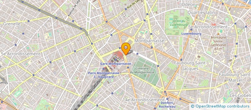 localisation de l'entreprise GPAC  PARIS